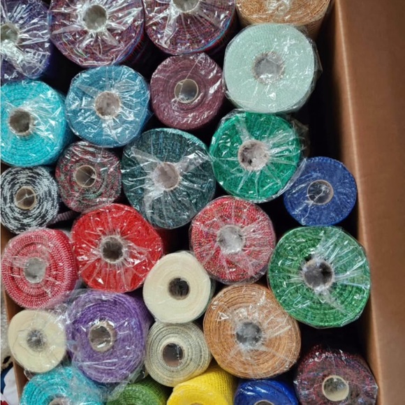 Colorful Mesh Ribbon Rolls - Picture 4 of 7